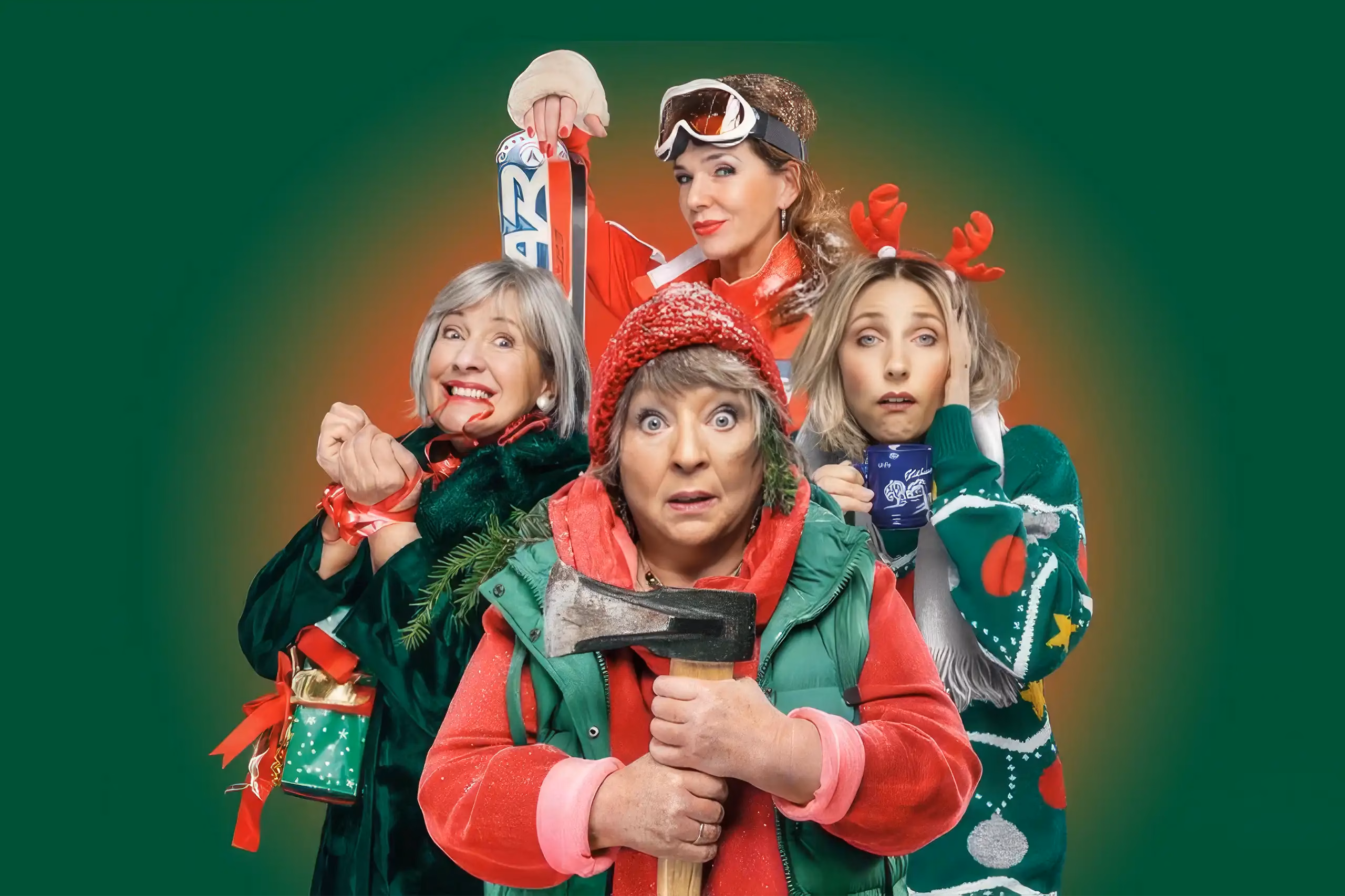 Cluedo - Das Möderspiel 2024 in der Komödie am Kurfürstemdamm im Theater am Potsdamer Platz Berlin, Bühnenbild von Tilmann von Blomberg